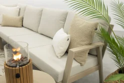 Viento/Atlanta L-vorm loungeset links/rechts opstelbaar - Latte