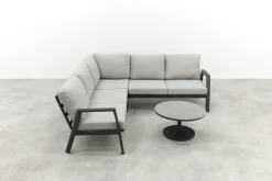 Viento/Canto aluminium hoekbank loungeset - Royal Grey