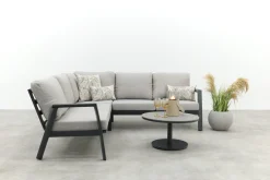 Viento/Canto aluminium hoekbank loungeset - Royal Grey
