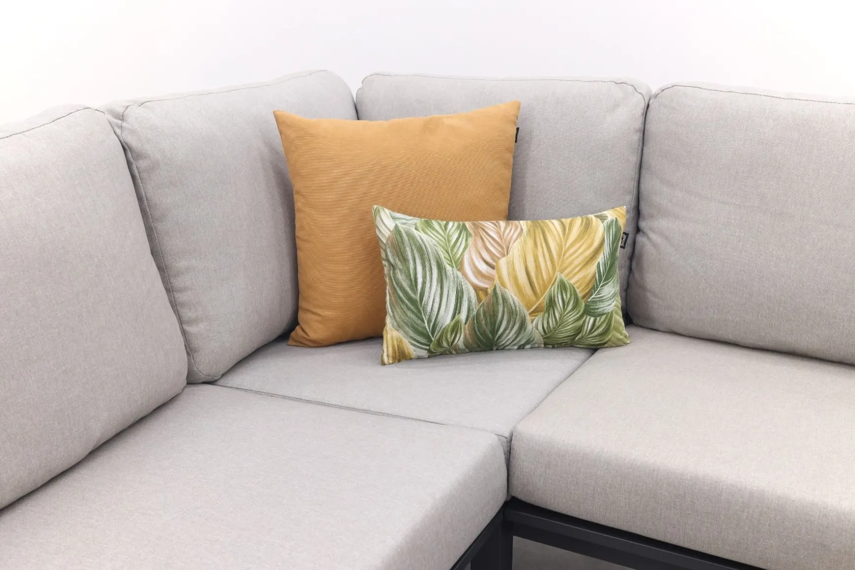 Viento/Mindo L-vorm loungeset links/rechts opstelbaar - Royal Grey/Teak