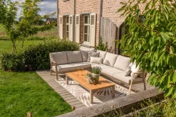 Viento/Mindo L-vorm loungeset links/rechts opstelbaar - Latte