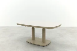 Welton up&down verstelbare tuintafel 135x83 cm. - Latte